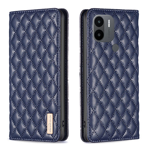 Custodia Portafoglio In Pelle Cover con Supporto B11F per Xiaomi Redmi A1 Plus Blu