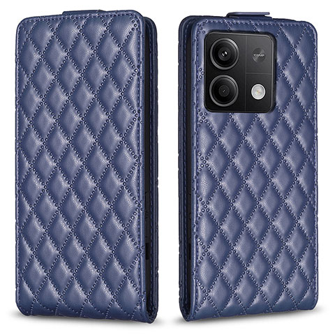 Custodia Portafoglio In Pelle Cover con Supporto B11F per Xiaomi Redmi Note 13 5G Blu