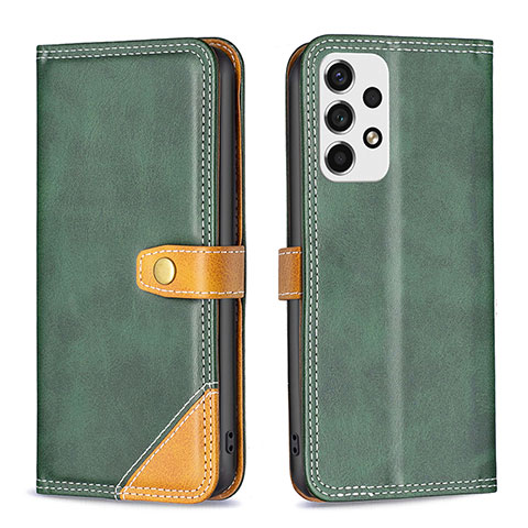 Custodia Portafoglio In Pelle Cover con Supporto B14F per Samsung Galaxy A53 5G Verde