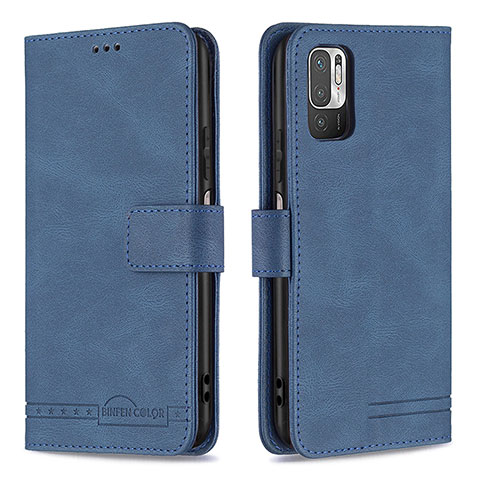 Custodia Portafoglio In Pelle Cover con Supporto B15F per Xiaomi Redmi Note 11 SE 5G Blu