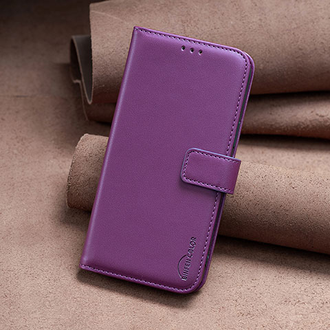 Custodia Portafoglio In Pelle Cover con Supporto B16F per Google Pixel 7a 5G Viola