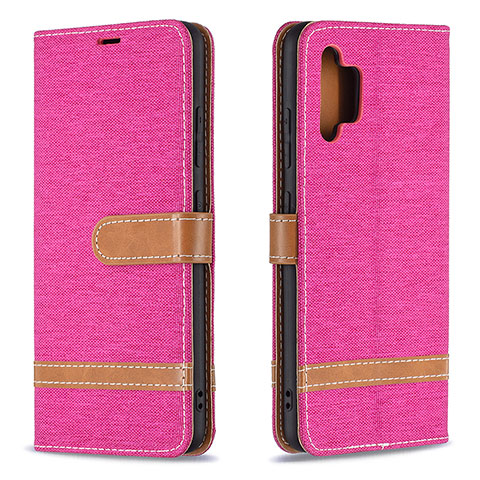 Custodia Portafoglio In Pelle Cover con Supporto B16F per Samsung Galaxy A32 5G Rosa Caldo