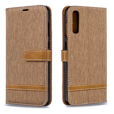 Custodia Portafoglio In Pelle Cover con Supporto B16F per Samsung Galaxy A70S Oro