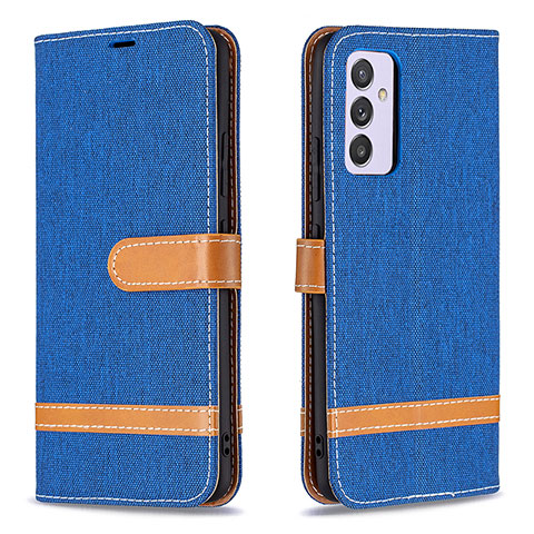 Custodia Portafoglio In Pelle Cover con Supporto B16F per Samsung Galaxy M34 5G Blu