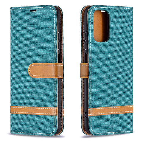 Custodia Portafoglio In Pelle Cover con Supporto B16F per Xiaomi Redmi Note 10S 4G Verde