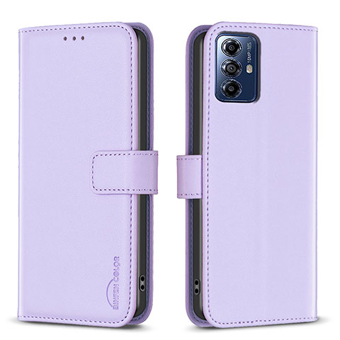 Custodia Portafoglio In Pelle Cover con Supporto B17F per Motorola Moto G Play Gen 2 Lavanda