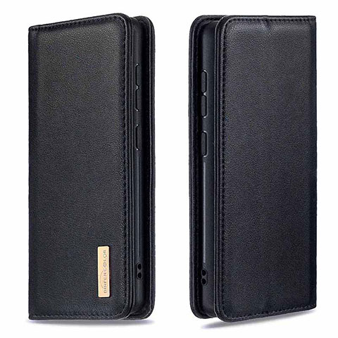 Custodia Portafoglio In Pelle Cover con Supporto B17F per Samsung Galaxy A21 Nero