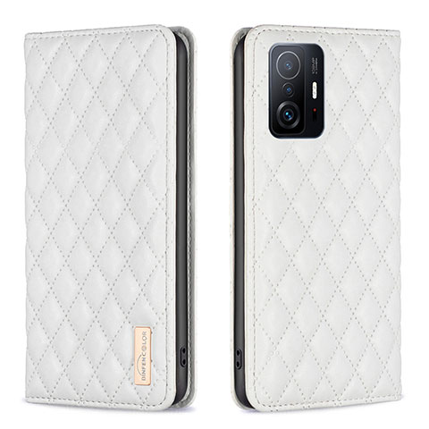 Custodia Portafoglio In Pelle Cover con Supporto B19F per Xiaomi Mi 11T 5G Bianco