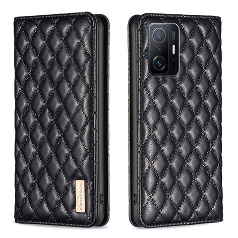 Custodia Portafoglio In Pelle Cover con Supporto B19F per Xiaomi Mi 11T Pro 5G Nero