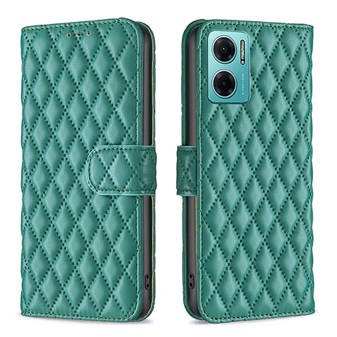 Custodia Portafoglio In Pelle Cover con Supporto B19F per Xiaomi Redmi 10 Prime Plus 5G Verde