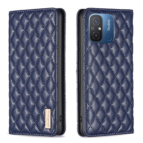 Custodia Portafoglio In Pelle Cover con Supporto B19F per Xiaomi Redmi 11A 4G Blu