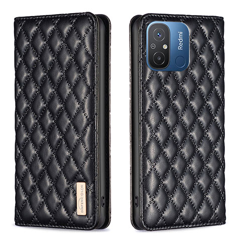 Custodia Portafoglio In Pelle Cover con Supporto B19F per Xiaomi Redmi 11A 4G Nero