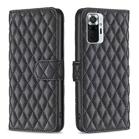 Custodia Portafoglio In Pelle Cover con Supporto B19F per Xiaomi Redmi Note 10 Pro Max Nero