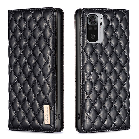 Custodia Portafoglio In Pelle Cover con Supporto B19F per Xiaomi Redmi Note 11 SE India 4G Nero