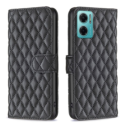 Custodia Portafoglio In Pelle Cover con Supporto B19F per Xiaomi Redmi Note 11E 5G Nero