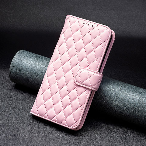 Custodia Portafoglio In Pelle Cover con Supporto B20F per Oppo A2 5G Oro Rosa