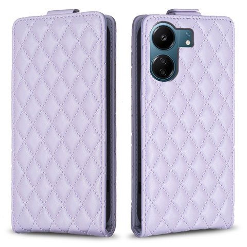 Custodia Portafoglio In Pelle Cover con Supporto B20F per Xiaomi Poco C65 Lavanda