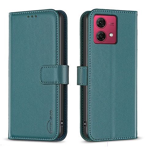 Custodia Portafoglio In Pelle Cover con Supporto B22F per Motorola Moto G84 5G Verde