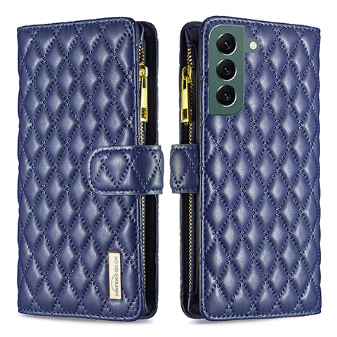 Custodia Portafoglio In Pelle Cover con Supporto BF1 per Samsung Galaxy S24 Plus 5G Blu