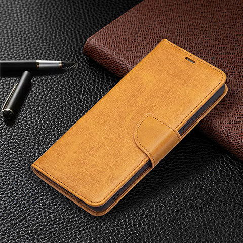 Custodia Portafoglio In Pelle Cover con Supporto BF1 per Xiaomi Redmi Note 10 Pro 4G Marrone Chiaro