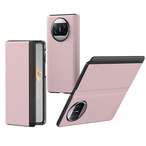 Custodia Portafoglio In Pelle Cover con Supporto BH1 per Huawei Mate X3 Rosa