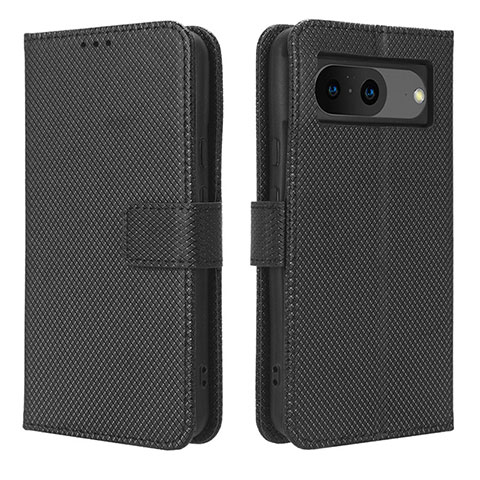 Custodia Portafoglio In Pelle Cover con Supporto BY1 per Google Pixel 8 5G Nero