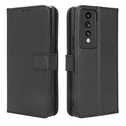 Custodia Portafoglio In Pelle Cover con Supporto BY1 per Huawei Honor 80 GT 5G Nero