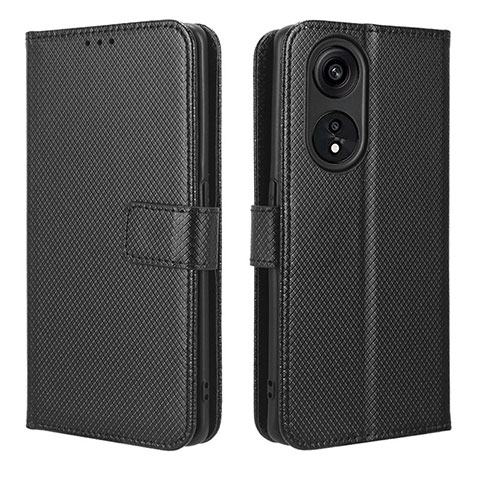 Custodia Portafoglio In Pelle Cover con Supporto BY1 per Huawei Honor X5 Plus Nero