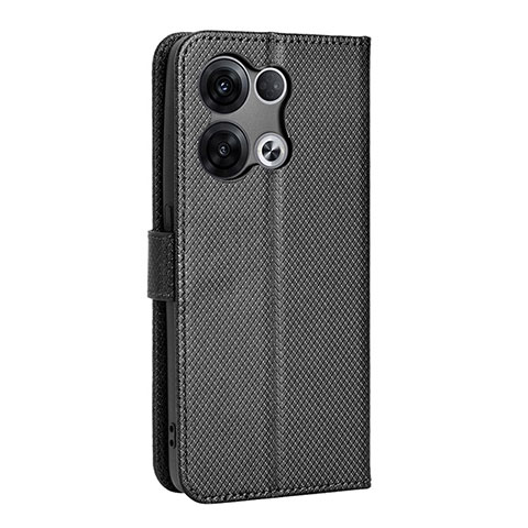 Custodia Portafoglio In Pelle Cover con Supporto BY1 per Oppo Reno8 Pro+ Plus 5G Nero