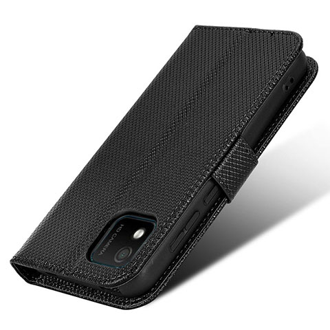 Custodia Portafoglio In Pelle Cover con Supporto BY1 per Wiko Y52 Nero