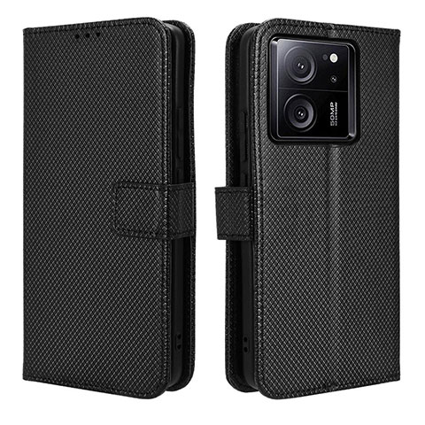 Custodia Portafoglio In Pelle Cover con Supporto BY1 per Xiaomi Mi 13T Pro 5G Nero