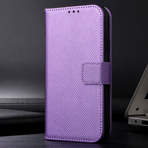Custodia Portafoglio In Pelle Cover con Supporto BY1 per Xiaomi Redmi 10 4G Viola