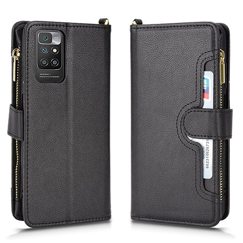 Custodia Portafoglio In Pelle Cover con Supporto BY2 per Xiaomi Redmi Note 11 4G (2021) Nero