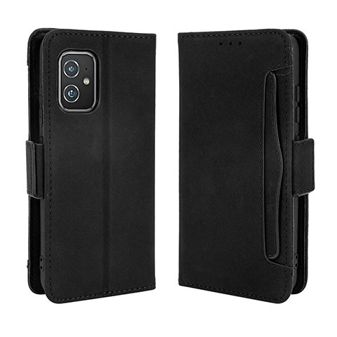 Custodia Portafoglio In Pelle Cover con Supporto BY3 per Asus ZenFone 8 Mini Nero