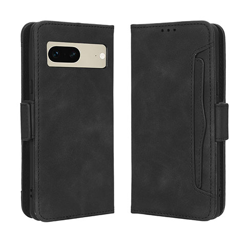 Custodia Portafoglio In Pelle Cover con Supporto BY3 per Google Pixel 7 5G Nero