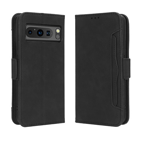 Custodia Portafoglio In Pelle Cover con Supporto BY3 per Google Pixel 8 Pro 5G Nero