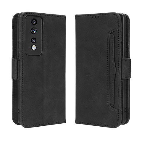 Custodia Portafoglio In Pelle Cover con Supporto BY3 per Huawei Honor 80 GT 5G Nero