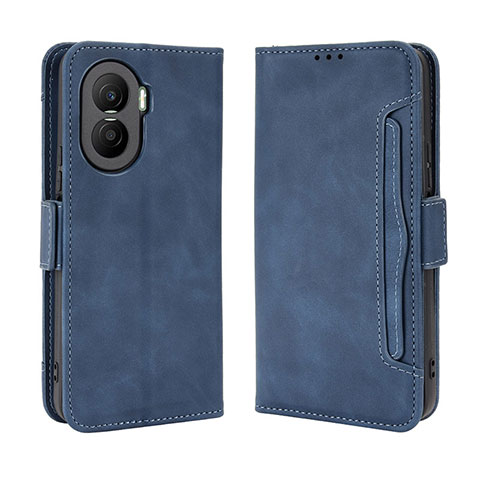 Custodia Portafoglio In Pelle Cover con Supporto BY3 per Huawei Honor X40i 5G Blu