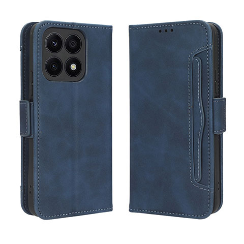 Custodia Portafoglio In Pelle Cover con Supporto BY3 per Huawei Honor X8a 4G Blu