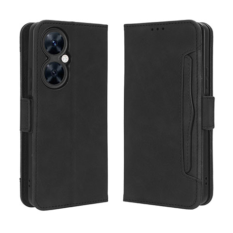 Custodia Portafoglio In Pelle Cover con Supporto BY3 per Huawei Nova 11i Nero