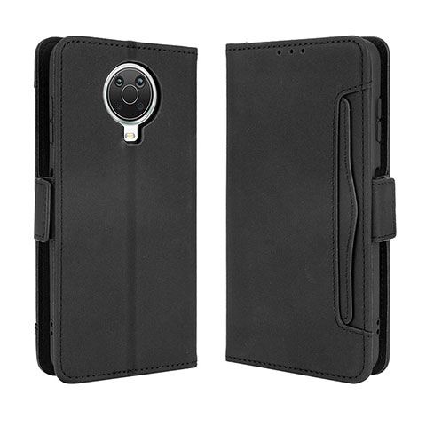 Custodia Portafoglio In Pelle Cover con Supporto BY3 per Nokia 6.3 Nero