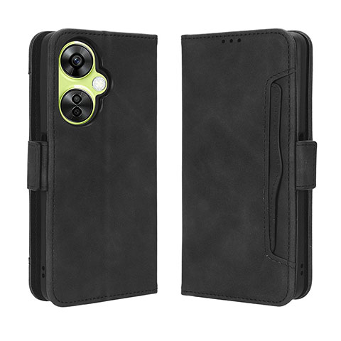 Custodia Portafoglio In Pelle Cover con Supporto BY3 per OnePlus Nord CE 3 5G Nero