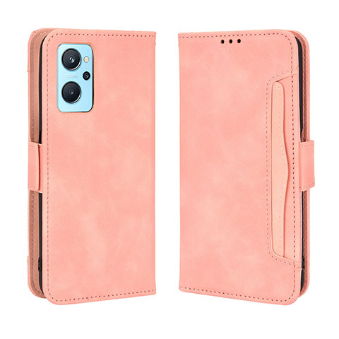 Custodia Portafoglio In Pelle Cover con Supporto BY3 per Oppo K10 4G Rosa