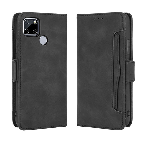 Custodia Portafoglio In Pelle Cover con Supporto BY3 per Realme 7i RMX2193 Nero