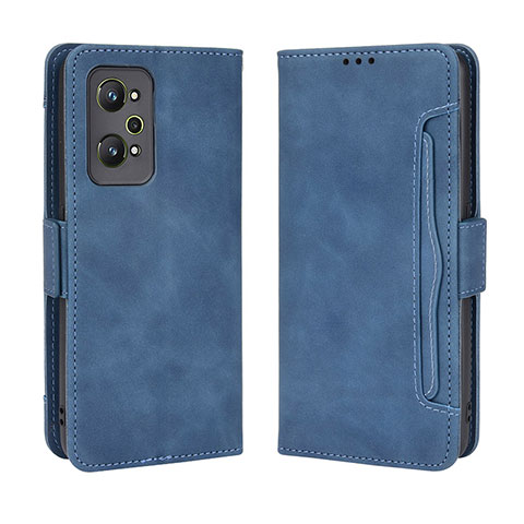 Custodia Portafoglio In Pelle Cover con Supporto BY3 per Realme GT Neo 3T 5G Blu