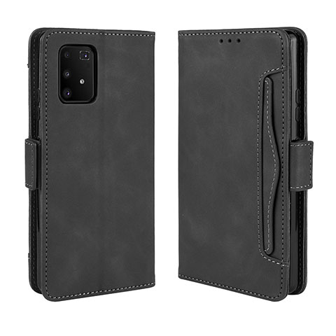 Custodia Portafoglio In Pelle Cover con Supporto BY3 per Samsung Galaxy M80S Nero