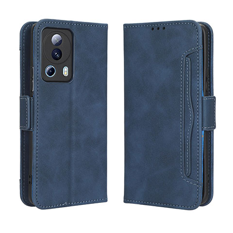 Custodia Portafoglio In Pelle Cover con Supporto BY3 per Xiaomi Civi 2 5G Blu