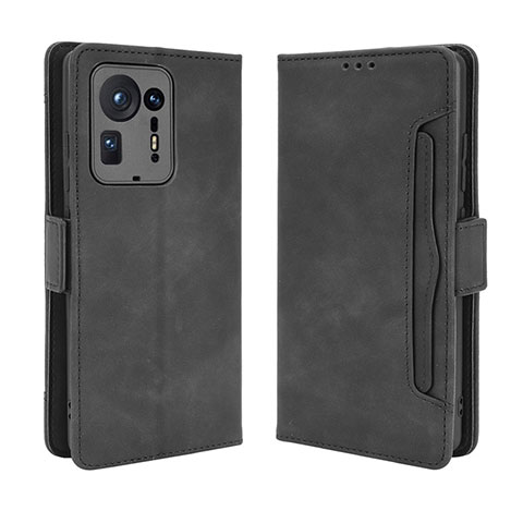 Custodia Portafoglio In Pelle Cover con Supporto BY3 per Xiaomi Mi Mix 4 5G Nero