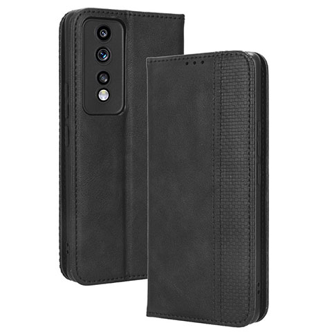 Custodia Portafoglio In Pelle Cover con Supporto BY4 per Huawei Honor 80 GT 5G Nero