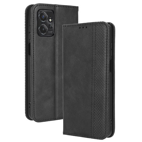 Custodia Portafoglio In Pelle Cover con Supporto BY4 per Motorola Moto G Power 5G (2023) Nero